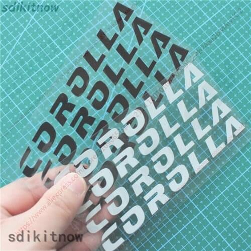 4pcs Car Door Handle Doorhandle Decal Sticker Styling Decoration For toyota corolla verso 2008 2011 2014 2018 2007 accessories