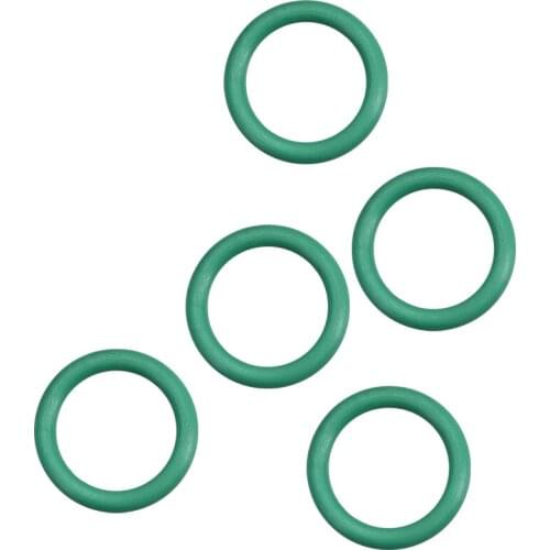 Uxcell 5Pcs Fluorine Rubber O Rings, 11mm OD, 8mm Inner Diameter, 1.5mm Width, Seal Gasket Green Prevent leaks in machinery