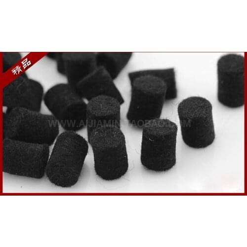 50 pcs Saxophone Bumper Felts Repair Parts Sax Accessories black colour