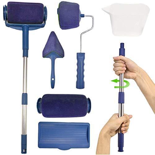 Free Shipping new paint brush pintar facil roller brush five-in-one multi-purpose paint brush