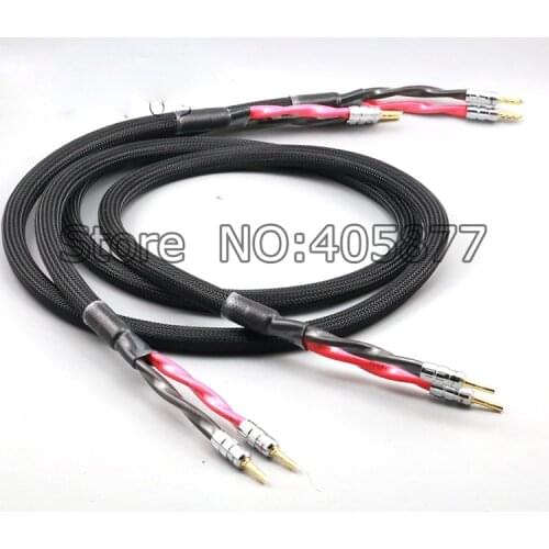 Free shipping Pair 2.5m Western Electric R-Copper Audio Speaker Cable
