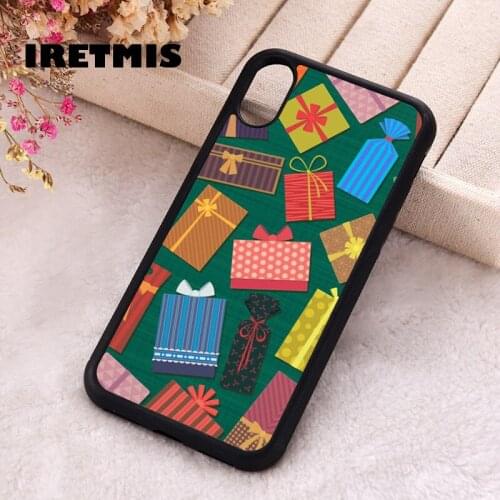 Iretmis 5 5S SE 2020 Phone Cover Case for iPhone 6 6S 7 8 Plus X Xs XR 11 12 Mini Pro Max Rubber Silicone Gift Pattern