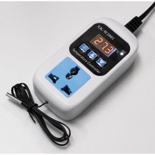 Digital Thermostat -50~110C Temperature Controller Switch AC110-220V with Socket 875F