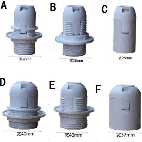 NEW ASCELINA E14 E27 Lamp holder CE CQC chandelier base vintage lamp socket DIY lighting accessories for Table light Desk Lamp