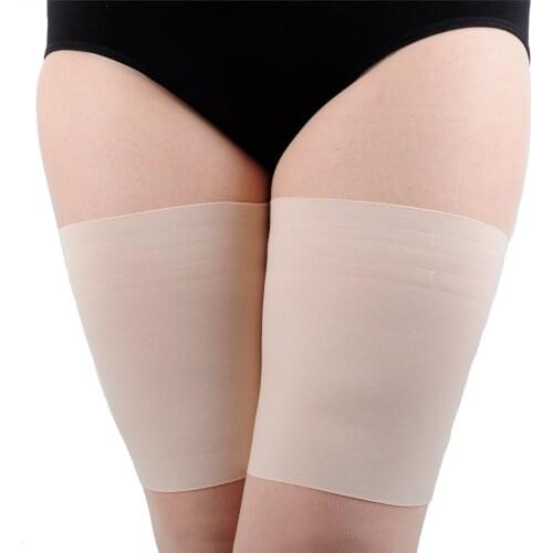 Leg Warmer Women Slimmer Band High Elastic Silica Gel Anti-friction Protection Warmers Plus Size Sexy Thigh Bands Leg Womens