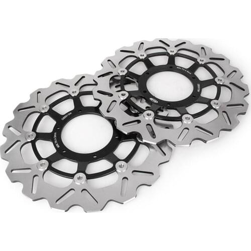 Front Brake Rotors Disc And Pads Kit For CBR600RR 2003-2004 Motorcycle Replacement Accessories Black