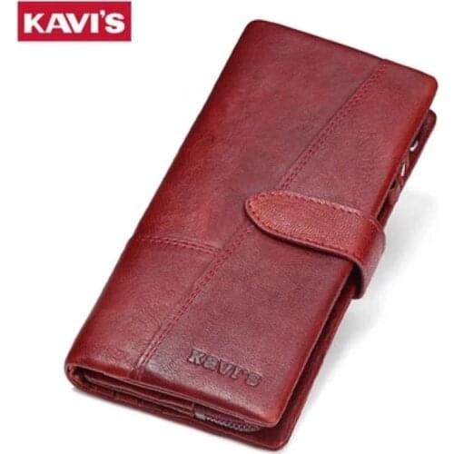 Cow Leather Rfid Genuine Leather Wallets Men Wallet Credit Business Card Holders Vintage Brown Leather Wallet Purses Quality