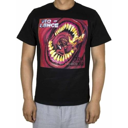 Cool VIO-LENCE Rock Band Eat Man 3D Brand White shirt High Quality items fitness Hardrock heavy Metal 100%Cotton
