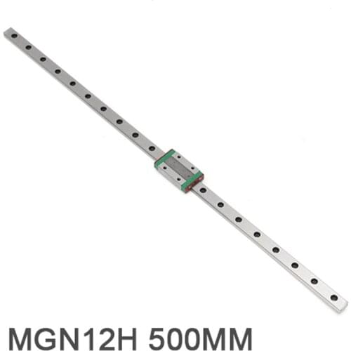 MGN12H Linear Rail Guide Linear Sliding Guide Block CNC Tool 500mm Bearing steel new