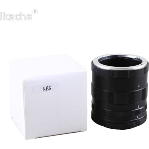 Macro Extension Tube Lens Adapte Ring For Sony E Mount NEX Camera Lens A7 A7R S A5100 A6000 A5000 NEX7 NEX5N NEX-F3/C3