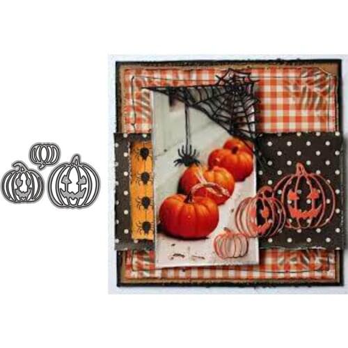 Pumpkin Ghost Face Metal Cutting Dies for Scrapbooking Handmade Tools Mold Cut Stencil New 2021 DIY Card Make Mould Model Craft