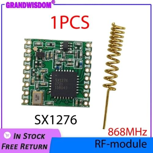 868MHz super low power RF LoRa module SX1276 chip Long-Distance communication Receiver and Transmitter SPI IOT+ antenna