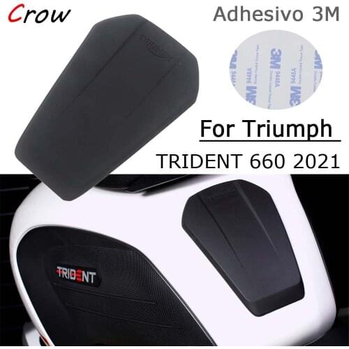 Motorcycle Tank Pad Protector Sticker Decal Gas Knee Grip Tank Traction Pad Side 3M FOR TRIUMPH TRIDENT 660 Trident660 2021 2020