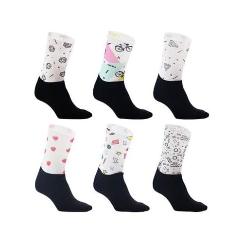 3 PAIRS ONE LOT High-tech Fabric Cycling Socks Antislip Bike Bicycle Racing MITI Breathable Socks for Men and Women