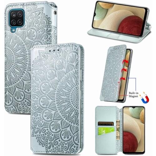 M32 2021 Shockproof Case for Samsung Galaxy M32 Luxury Emboss Flip Leather Wallet Case for Galaxy M32 Shell M 32 Stand Cover