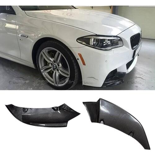 Carbon Fiber Front Bumper Splitters For BMW F10 F11 5 Series 2011-2013 M Tech Car Styling