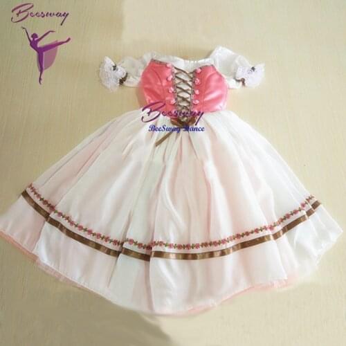 Pink Professional ballet Romantic Tutu dress Professional Ballet Long Tutu Ballerina Soft Tulle Long skirt for girls