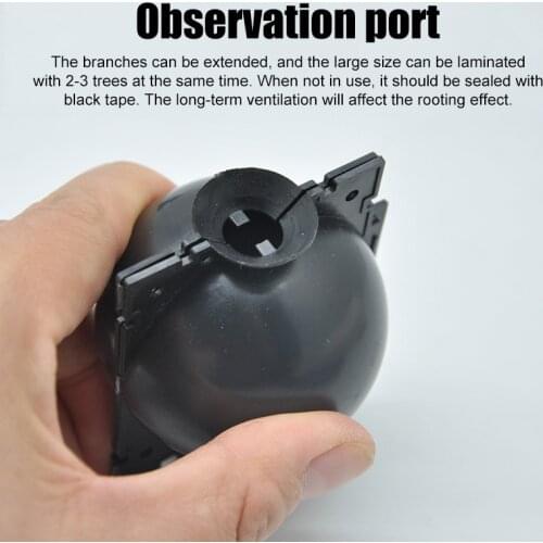 Gardening Tools Plant Rooting Ball Nursery Trays Grafting Rooting Growing Box Plant Rooting Device Breeding Case For Garden