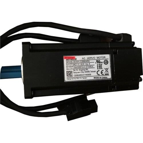 Delta 400W 1.27NM 60mm 3000rpm ECMA-C20604RS 14mm Shaft AC Servo Motor