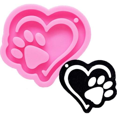 Baking Mold DIY Bear Hand Shape Silicone Adorable Keychain Mould for Kitchen Baking Mold