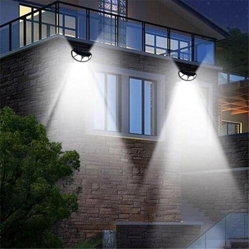 Outdoor Solar Lights IP65 Waterproof 270° PIR Motion Sensor 102 COB 122 SMD LED Solar Lamp For Garden Courtyard Stairs Lighting