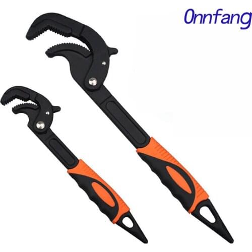 14-30MM/30-60MM Universal Key Pipe Adjustable Wrench Open End Magic Spanner Cr-v Steel Snap N Grip Tool Plumber Pipe Hand tool