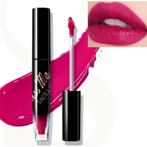 Waterproof Matte Velvet Lip Gloss Long Lasting Moisturizing Liquid Lipstick Natural Sexy Red Lip Balm 6 Colors Makeup Cosmetics