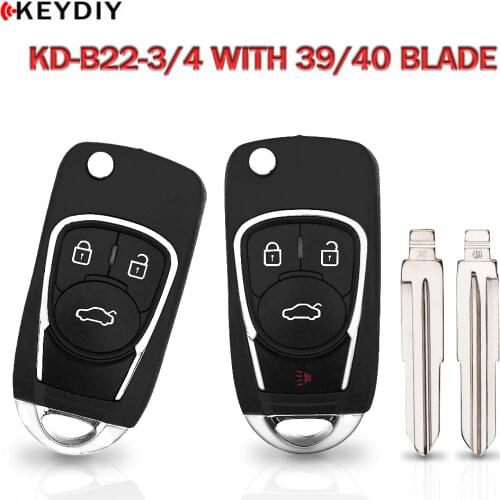 KEYDIY 1/5/10pcs/lot KD B22-3/4 KD900/KD-X2/URG200 Key Programmer B Series KD MINI Remote Control for Chevrolet Style