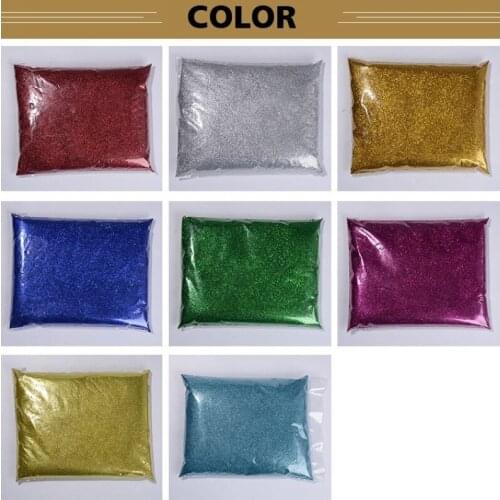 1x BAG 500g UPRETTEGO Bling Glitter Powder Dust Nail Art Sequin 3D Rainbow Clear Hexagon Slice DIY Charm Nail Art Decor JCF