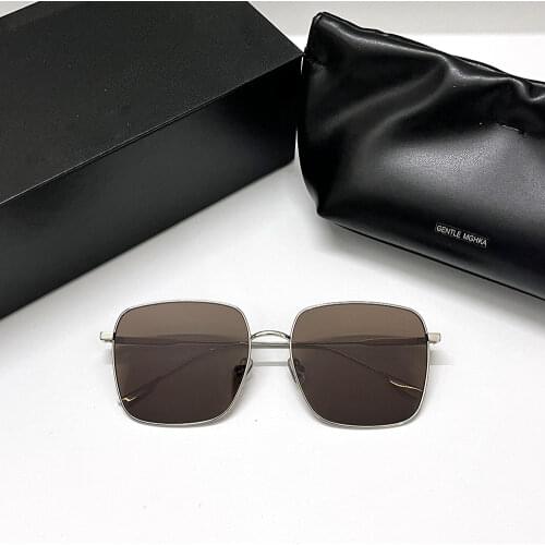 2021 Luxury Brand Gentle SunGlasses Design DIANE Square titanium Sunglasses Women Men Vintage Lady Optical Glassese UV400