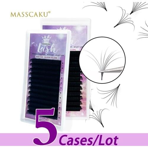 5case/lot Factory wholesale price 8-20mm length one second blooming real faux mink eyelash with customize own brand box
