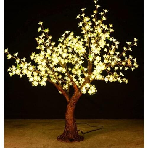5ft Tall Led Cherry Blossom Tree 7 Color RGB LED chrismas tree lamp With Remote Waterproof Garden Landscape Decoration lighting