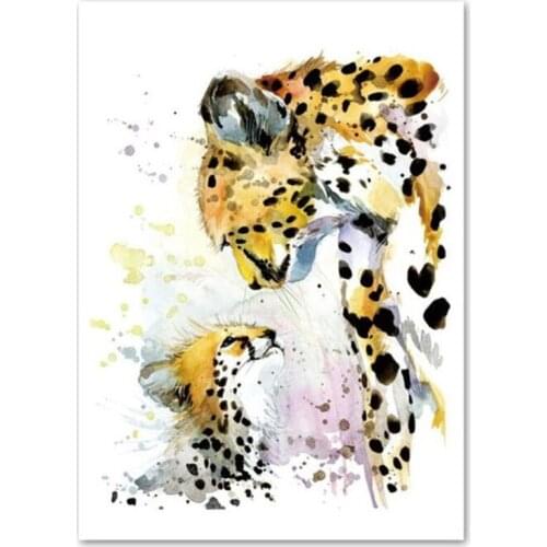 Diamant Painting 5D DIY Diamond Painting Full Square Round Drill leopard Embroidery Cross Stitch Home Decor Gift