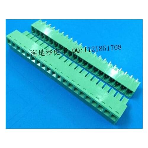 Free shipping Plug terminal block 2EDG-3.81mm-20P 2EDG 3.81 20Pin staight needle 5sets/lot