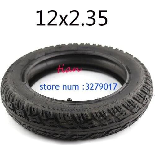 Free shipping high quality 12x2.35 tire inch inner tube and outer tyres are suitable for all models of 12x2.35 tires type