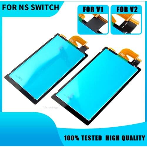 New Original For Nintendo Switch NS V1 V2 LCD Display Screen With Touch Full Screen Assembly Digitizer Good Light Transmission