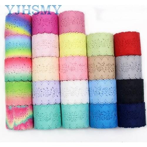 I-19805-1789, 43mm 5 yards Openwork pure color with grosgrain ribbon, bow DIY handmade jewelry decoration