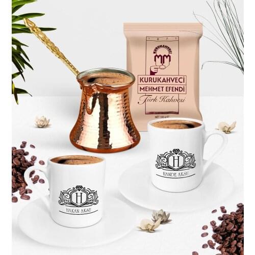 Espresso coffee pot Turkish Ottoman Anatolia arabic tea pot and cups 100% copper pot turkey coffee maker set name FREE SHİPPİNG