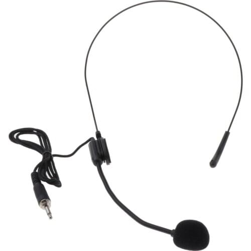 1/8" (3.5mm) w/ Cable Headset Microphone Condenser for PC Cellphone Speakers