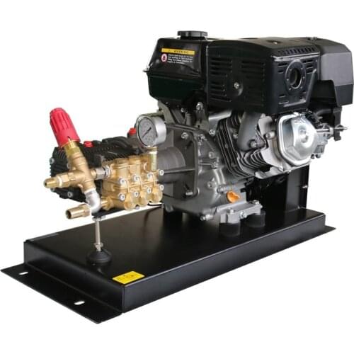 High pressure brass triplex plunger pump Gasoline Engine for car wash heavy duty washing machine pressure washer 100-350bar