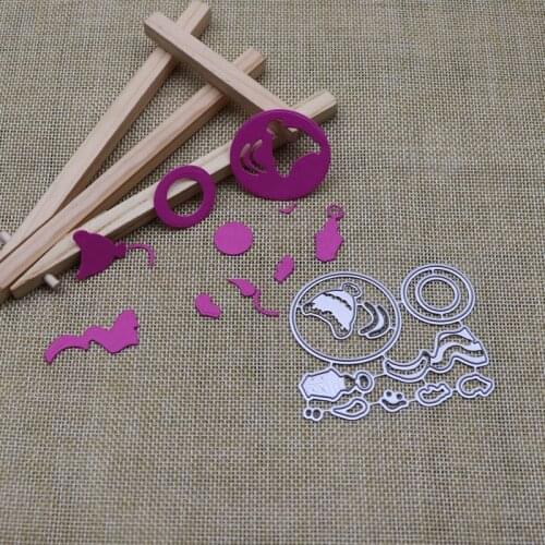 Small Animal Bear Metal Cutting Dies Scrapbooking Stencil for Kids Embossing Craft Cutting Die for Baby Carbon Steel Cut Die