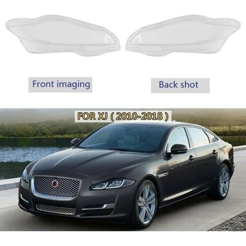 Car Headlight Lens Cover head light lamp Lens Shell for Jaguar XJ XJL 2010-2019 Right+Left