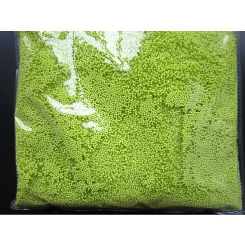 Wholesale Candy Green Colorful Small Beads Glitter Nails Nail Art Decorations rhinestones for nails