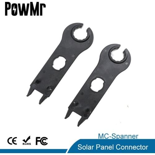 PowMr 1Pair x Black ABS Plastic Pocket Solar Panel Connector Disconnect Tool Spanners Wrench New