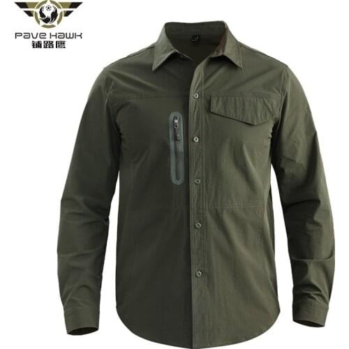 Military Tactical Quick Dry Stretch Thin Army Fan Shirt Summer Outdoor Training Climbing Hiking Mens Long Sleeve Fast Dry Shirts
