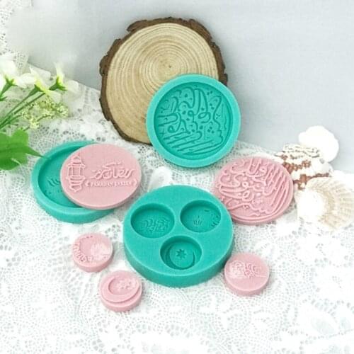 DIY Handmade Soap Making Supplies Silicone Fondant Molds Ramadan Arabisch Script Cake Decorating Candle Molds Flexible