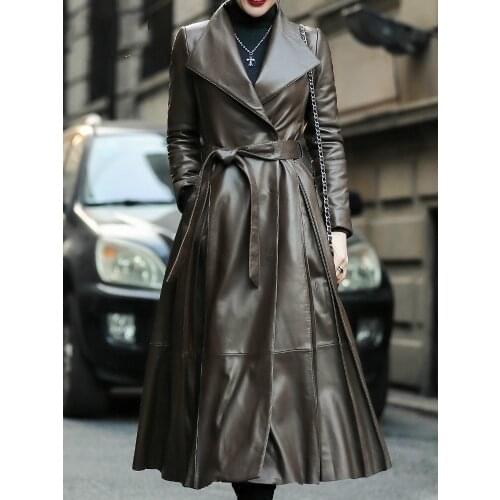 Fashion High Quality Genuine Sheepskin Jacket Women 90% White Duck Down Womens Down Jacket Leather Jacket Femme Veste Zjt388