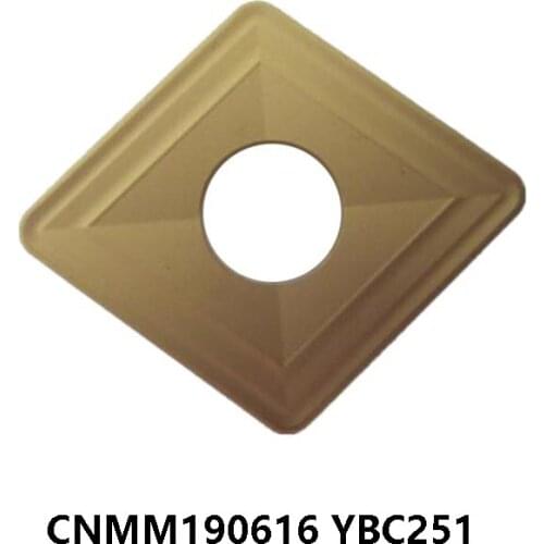 100% Original CNMM190616 YBC251 CNMM 190616 CNMM19 Carbide Inserts Lathe Cutter CNC Cutting for Steel