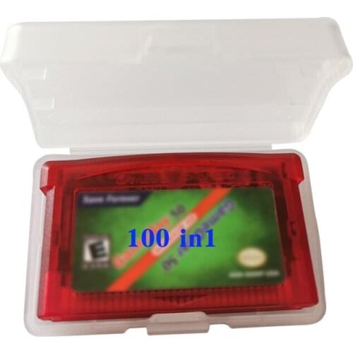 100 in 1 Collection 32 Bit Video Game Compilation Cartridge Console Card for English Language