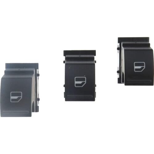 3 Pcs Side Window Switch Control Button For VW Jetta Golf MK5 Plus Passat Sharan Seat Leon Polo 1KD959855 7L6959855B 1F0959855